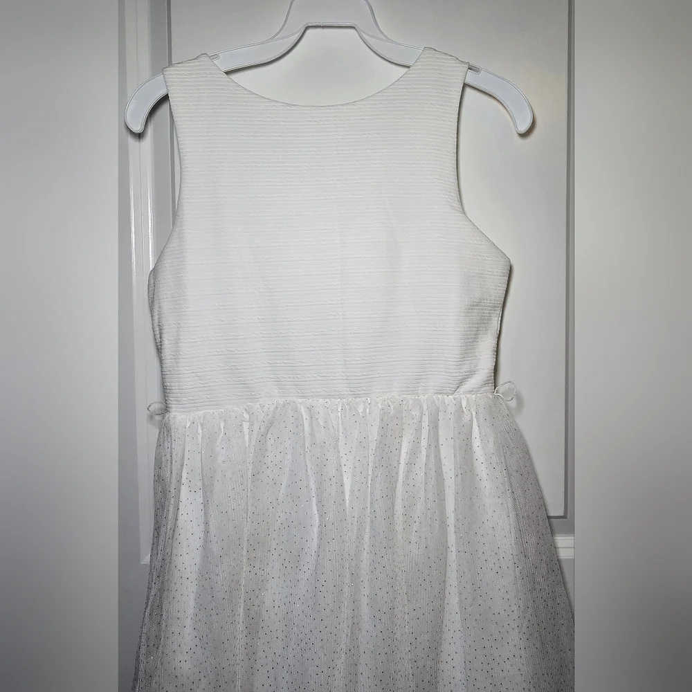 Knit Works Ivory Tulle Skirt‎ Party Dress Girls Size 14